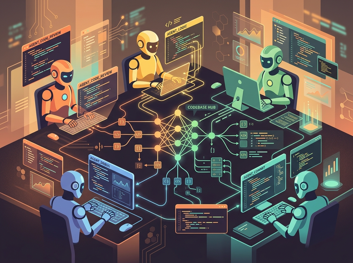Giao diện làm việc của coding agent trong grok-build