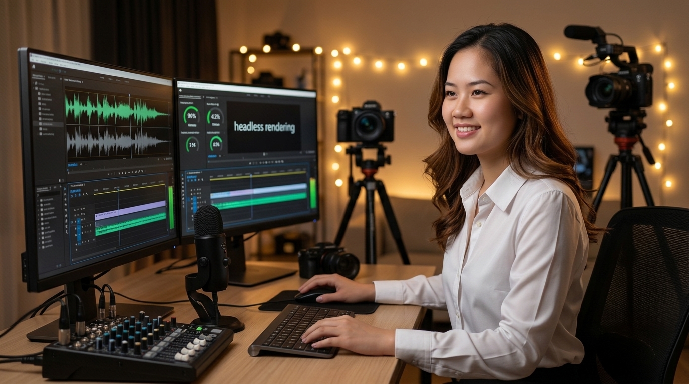 Chân dung Hoàng Nhật Mai chia sẻ về tự động hóa video